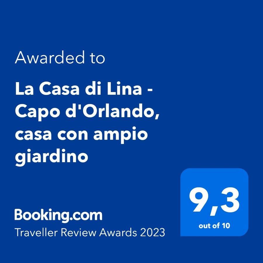 La Casa Di Lina - Capo D'Orlando, Casa Con Ampio Giardino Vila Exterior foto